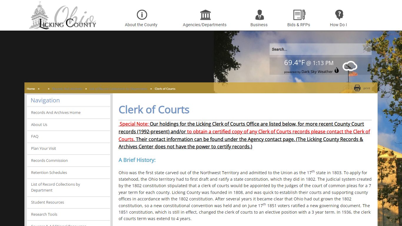 Licking County - Clerk of Courts